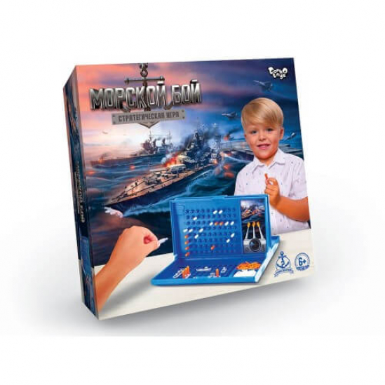 Игра настольная развлекательная «Морской бой» Danko Toys G-MB-01 - фото 1