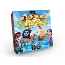 Настольная игра «Морський бій Pirates Gold» Danko Toys G-MB-03