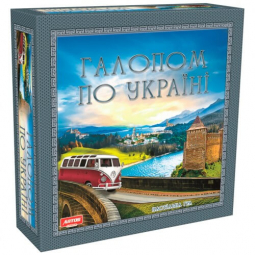Игра развивающая настольная «Галопом по Україні» ARTOS Game Украина 1182