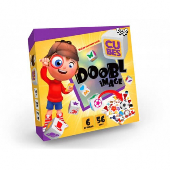 Игра настольная развлекательная «Doobl Image Cubes» (рус) DBI-04-01 - фото 1