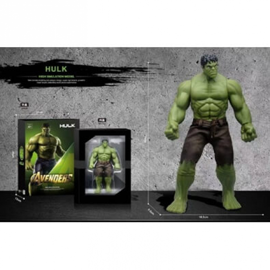 Герои Avengers «HULK» (зеленый) с подвижными суставами (в разобранном виде) 9898-5 - фото 1