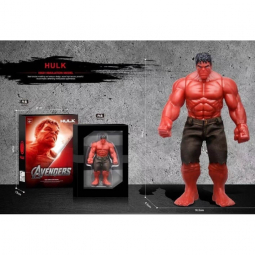 Герои Avengers «HULK» (красный) с подвижными суставами (в разобранном виде) 9898-10