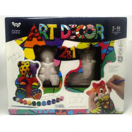 Креативное творчество «ART DECOR» 2в1 (рус) Danko Toys ARTD-02-01 - фото 1