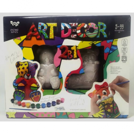 Креативное творчество «ART DECOR» 2в1 (укр) Danko Toys ARTD-02-01U - фото 1