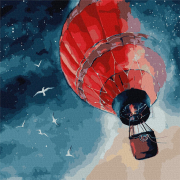 Картина по номерам Идейка Воздушное чудо, размер 50-50 см КНО9548