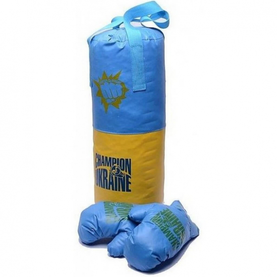 Детская боксерская груша с перчатками «Украина» большая - фото 1