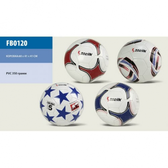 Футбольный мяч размер 5 вес 350 г материал ПВХ FB0120 - фото 2