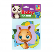 Беби пазлы для малышей Vladi Toys «Зоопарк» VT1722-18