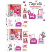 Мягкие игрушечные животные в рюкзаке с аксессуарами DR50835084