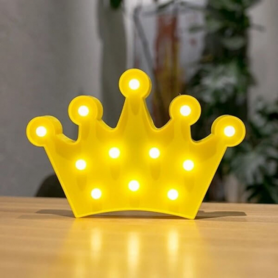 Лампа-ночник детская «Корона» (3 цвета) 6713-8 - фото 2