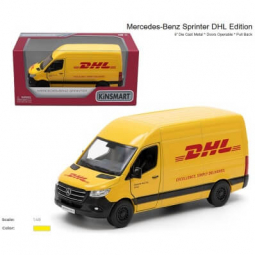 Модель автобус MERCEDES-BENZ 5 Sprinter DHL Edition (открываются двери) KT5429W