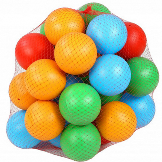 Пластмассовые шарики для бассейна диаметр 7 см - фото 2