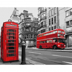 Картина по номерам Идейка «Ритм Лондона», размер 40-50 см КНО3617