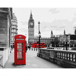 Картина по номерам Идейка «Звонок из Лондона», размер 40-50 см КНО3619