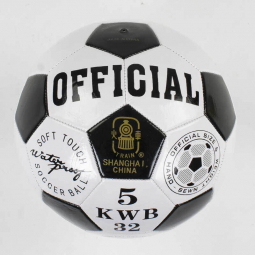 Футбольный мяч размер 5 вес 280 грамм материал ПВХ резиновый баллон C40089