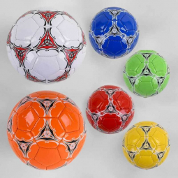Футбольный мяч размер 2 вес 100 материал PVC резиновый баллон C44751