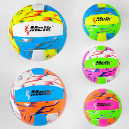Мяч волейбольный вес 300 грамм материал PU баллон резиновый C50675