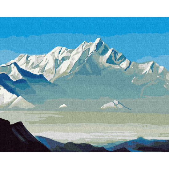 Картина по номера «Гора пяти сокровищ» размер 40-50 см Идейка KHO2866 - фото 1