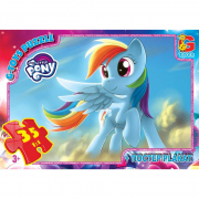 Пазлы для детей G-Toys серия «My Little Pony» 35 элементов MLP025