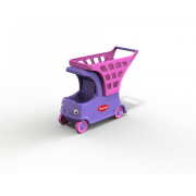 Тележка-автомобиль для супермаркета фиолетовая Doloni 0154001