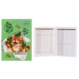 Дневник школьный формат A5 мягкая обложка ZiBi Furry cat ZB.13123