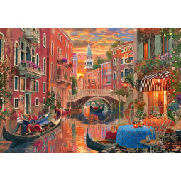 Пазлы «Романтический вечер в Венеции» 1500 элементов Castorland C-151981