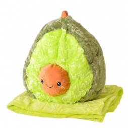 Мягкая игрушка авокадо с пледом 80-120 см MP01