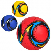 Футбольный мяч размер 5 вес 420 г материал PU 1.4 мм 4 слоя ручная работа 2500-258