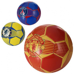 Футбольный мяч «Футбольные клубы» размер 5 вес 300 г материал ПВХ 1.8 мм EV-3349
