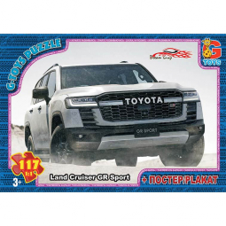 Пазлы G-Toys серия Dream Garage Toyota Land Cruiser 300 117 элементов FW765