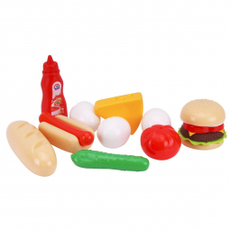 Набор игрушечных продуктов с гамбургером Фастфуд Технок 8751