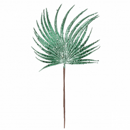 Ветка декоративная зеленая «Пальма» длина 49 см Yes! Fun 973880
