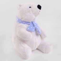 Мягкая игрушка полярный медведь размер 30 см M47215