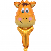 Фольгированный воздушный шар «Жираф» размер 42-21 см