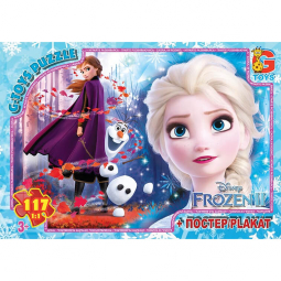 Пазлы из серии Холодное сердце «Frozen» 117 эл G-Toys FR049