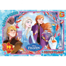 Пазлы из серии Холодное сердце «Frozen» 70 эл ТМ G-Toys FR047