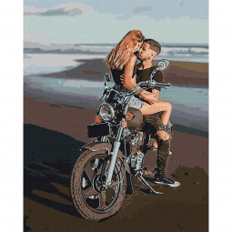 Картина по номерам размер 40-50 см «Любовь на берегу» Идейка КНО4832