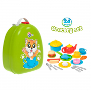 Набор игрушечной посуды в рюкзаке 24 предмета ТехноК 8225