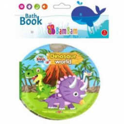 Дитяча книга для купання «Світ Динозаврів» Bam Bam 432479
