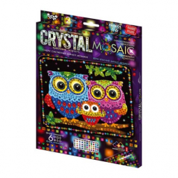 Набір для творчості «Crystal mosaic» картина з кристалів Совеня DankoToys CRM-02-10