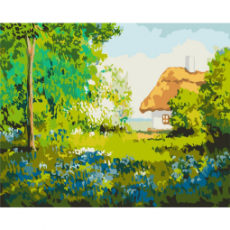 Картина по номерам «Літо у селі» розмір 40-50 см Brushme BS53150