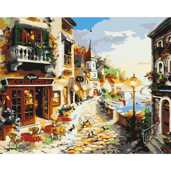 Картина по номерам «Казкова вулиця» розмір 40-50 см Brushme BS7233 - фото 1
