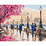 Картина по номерам «Прогулянка романтичним Лондоном» розмір 40-50 см Brushme BS52784