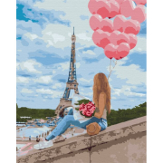 Картина по номерам «Кращий день в Парижі» розмір 40-50 см Brushme BS32297
