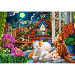 Пазли «Чарівні кошенята» 1500 елементів Castorland C-152056