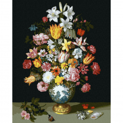 Картина по номера «Квіткова симфонія» розмір 40-50 см Ідейка КНО3210