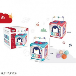 Дитяча розвиваюча ігракша «Куб» багатофункціональна зі музикою та підсвіткою 668-108