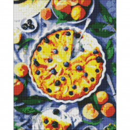 Алмазна мозаїка картина «Персикова спокуса ©alonka_good» розмір 40-50 см Идейка АМО7137