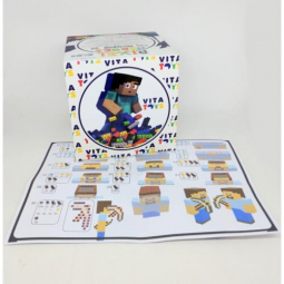 Іграшка-конструктор дитяча пікселі «Стив» 351 деталь VITA TOYS VTK0101