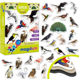 Набір магнітів «Фото птахів» Magdum ML4031-30EN